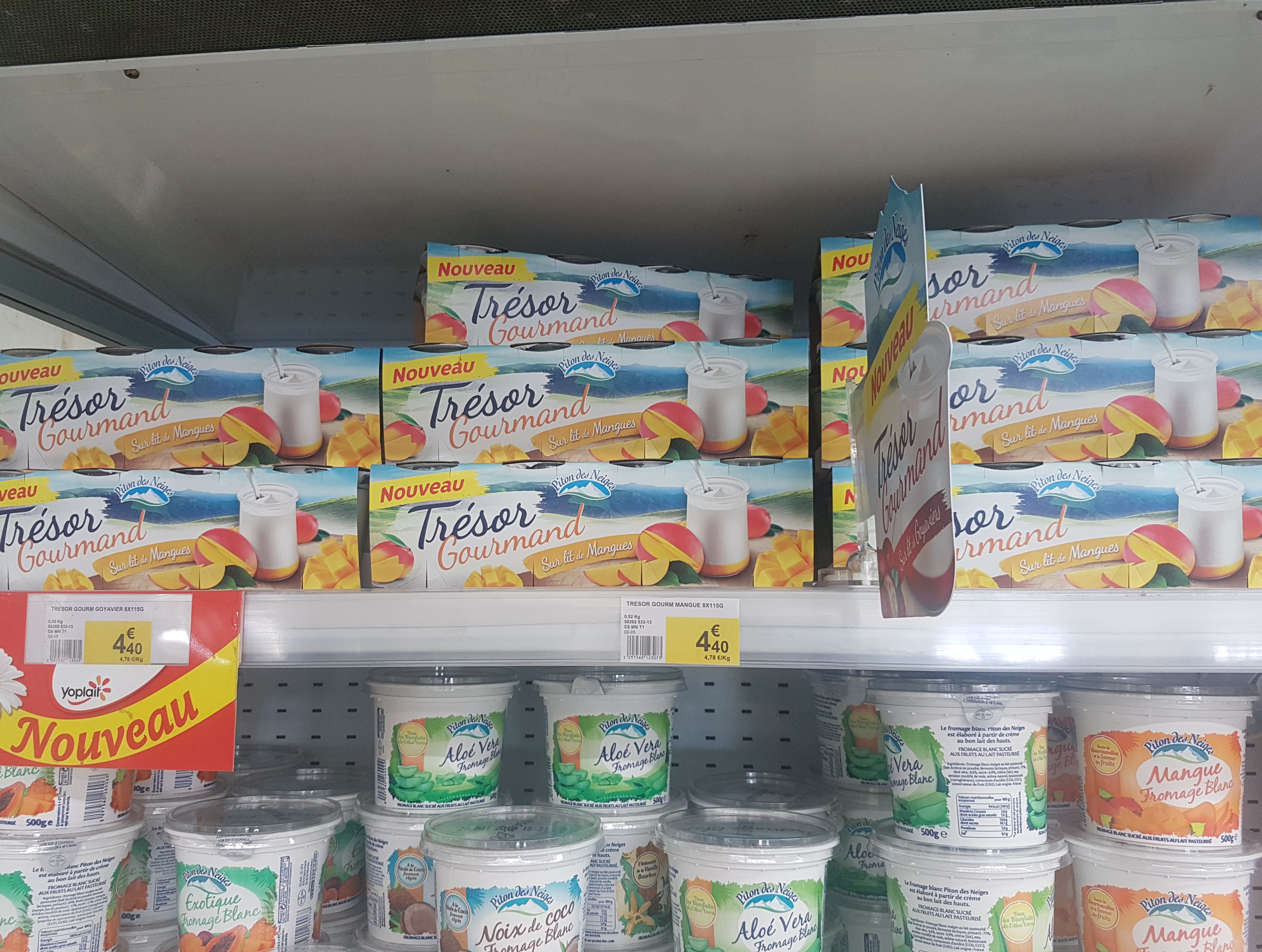 Piton des Neiges lance le yaourt Trésor Gourmand à la Réunion